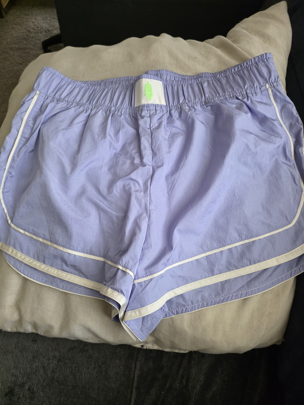 FP Movement by Free People Lavender Athletic Shorts with White Trim